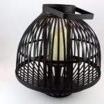 Lanterna bamboo nera