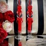 Coppia Candele Lunghe- Rosso e Verde