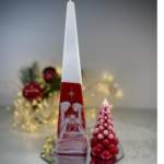 Composizione piramide e alberello bubble