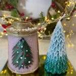 Composizione lanterna e albero agrifoglio