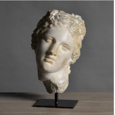 Testa Diana in Polvere di Marmo
