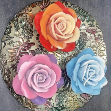 Composizione Piatto e Rose