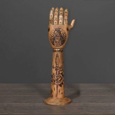 Braccio tatuato in legno Bad Boy