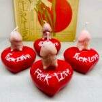 Candela cuore scherzo