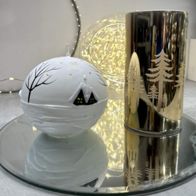 Centrotavola sfera cilindro led
