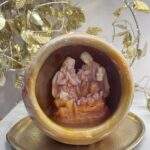Composizione Sfera Presepe Grande Avorio