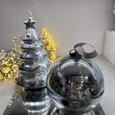 Composizione Albero e Sfera Specchio