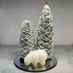 Composizione Orso con pigne